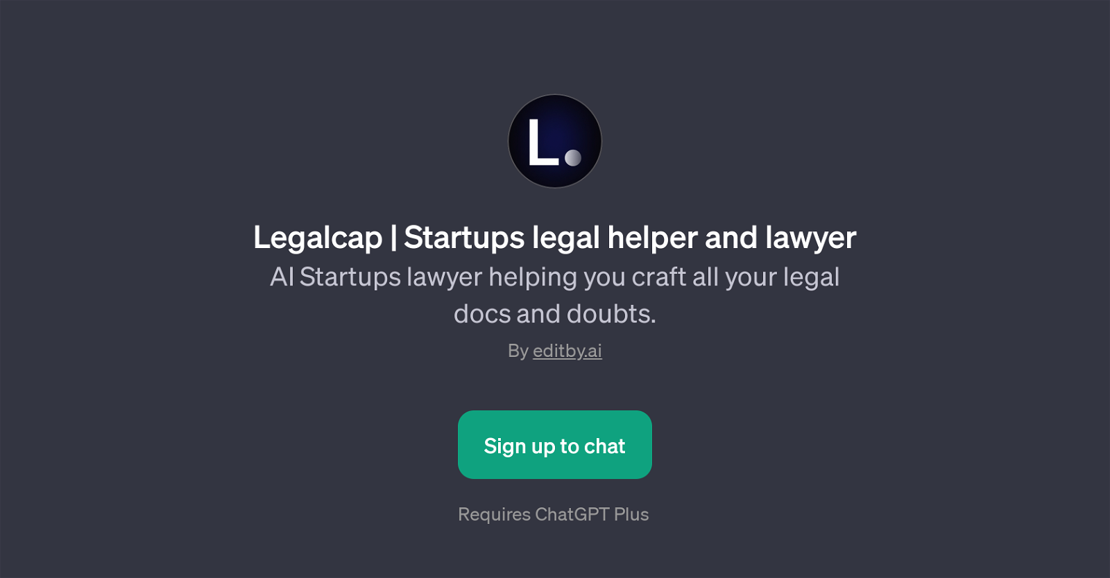 Legalcap website
