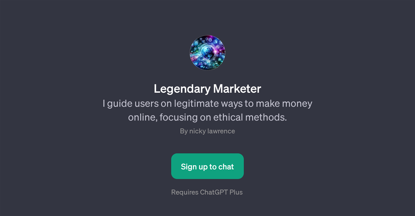 Legendary Marketer website