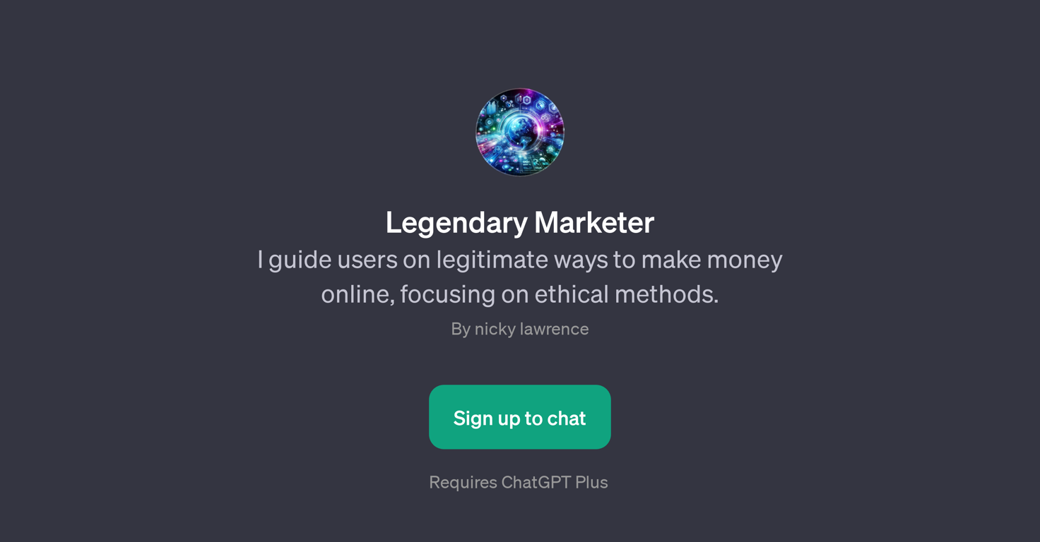 Legendary Marketer website