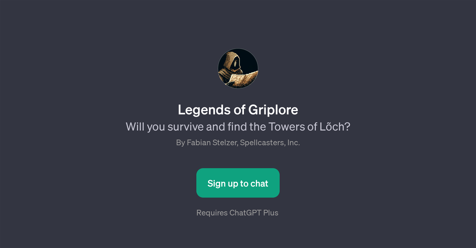 Legends of Griplore website