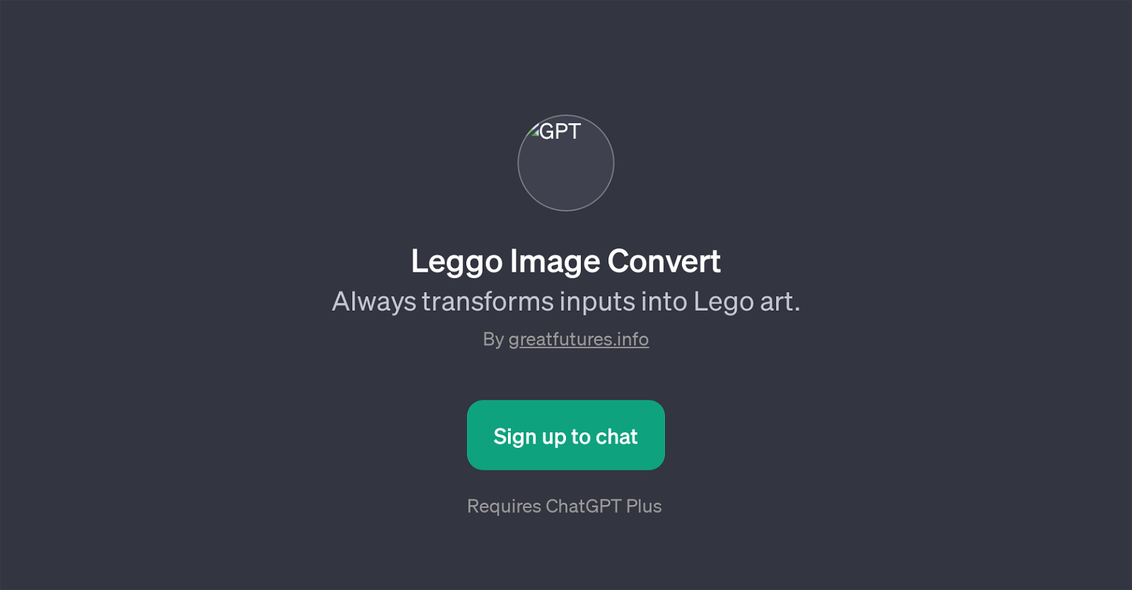 Leggo Image Convert website