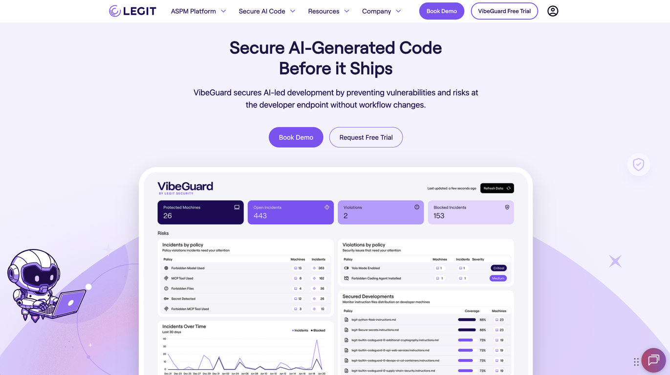 Legit Security website