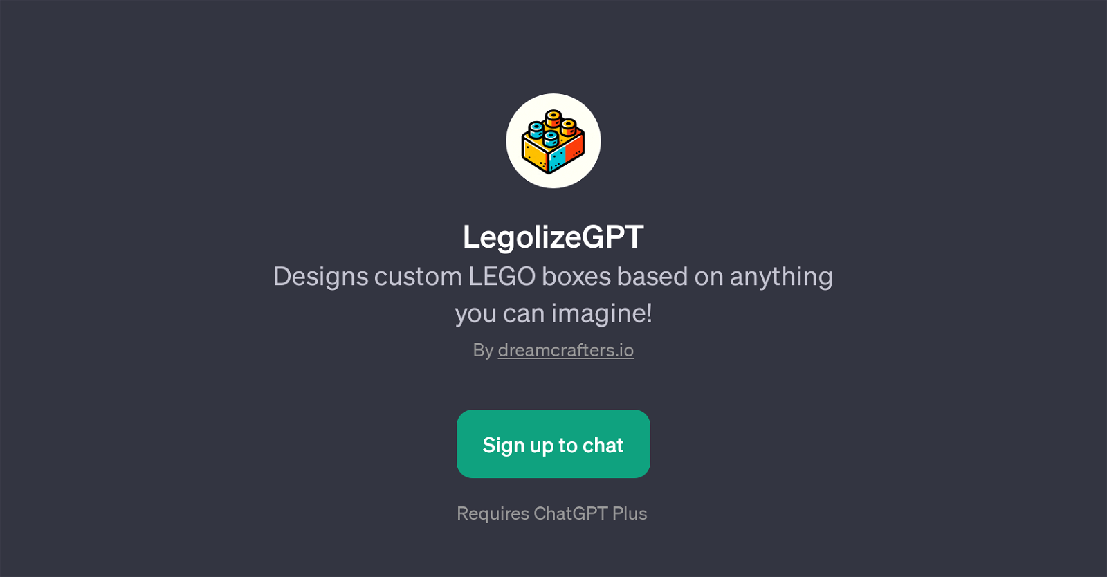 LegolizeGPT website