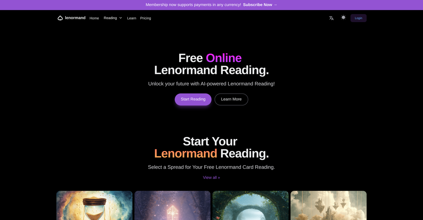 Lenormand website