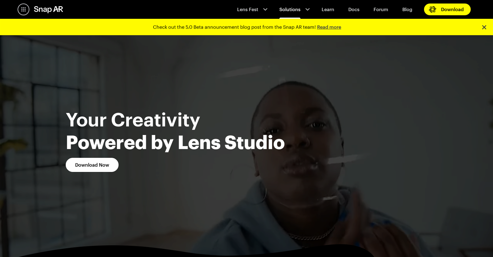 Lens Studio website