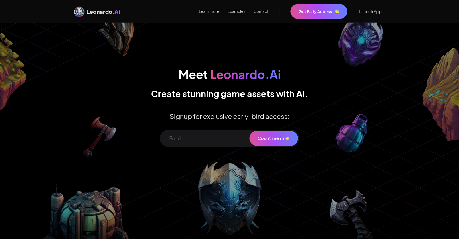 Leonardo website