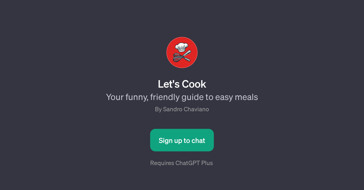 Let's Cook website