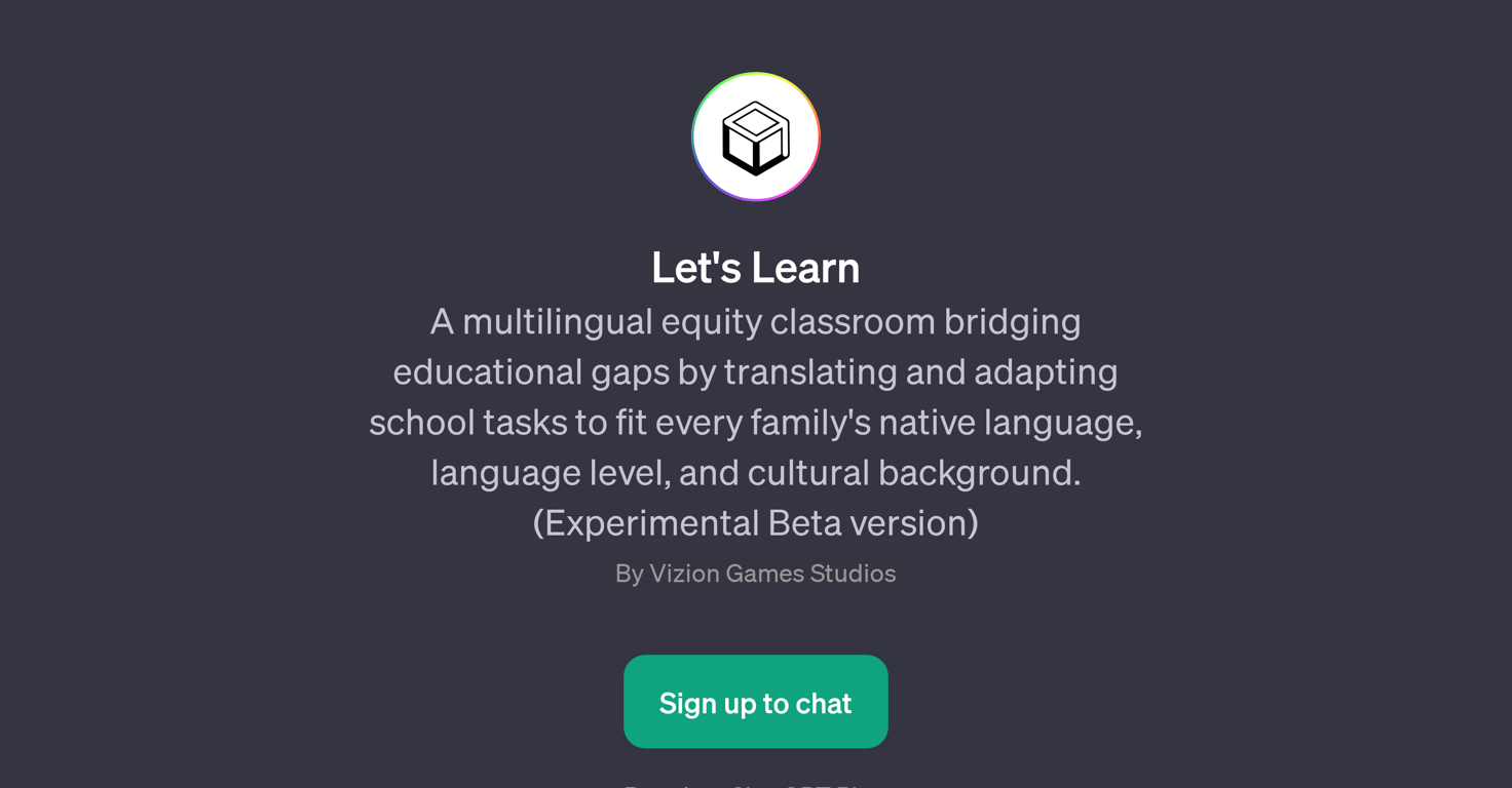 Let's Learn website