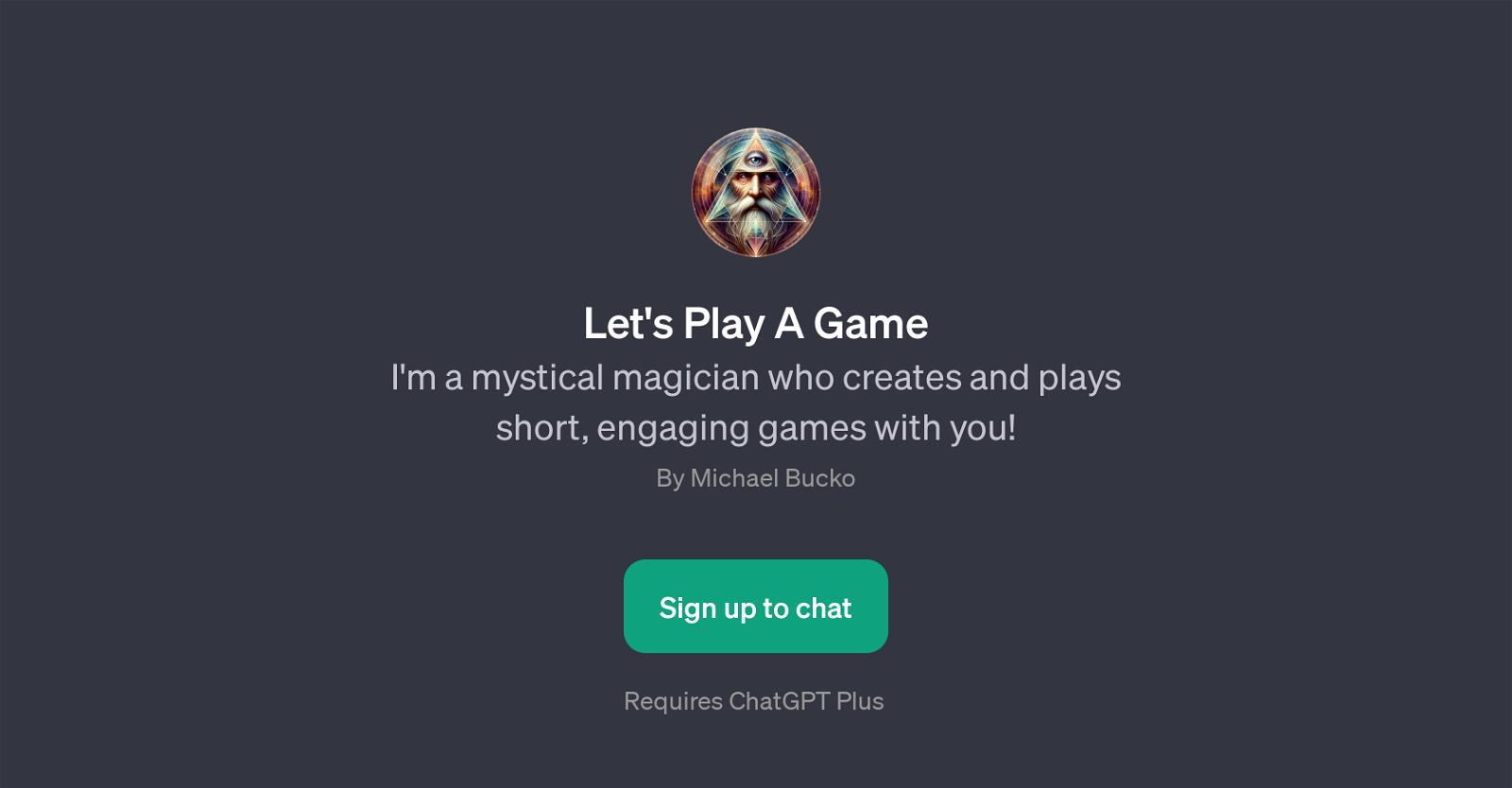 Let's Play A Game website