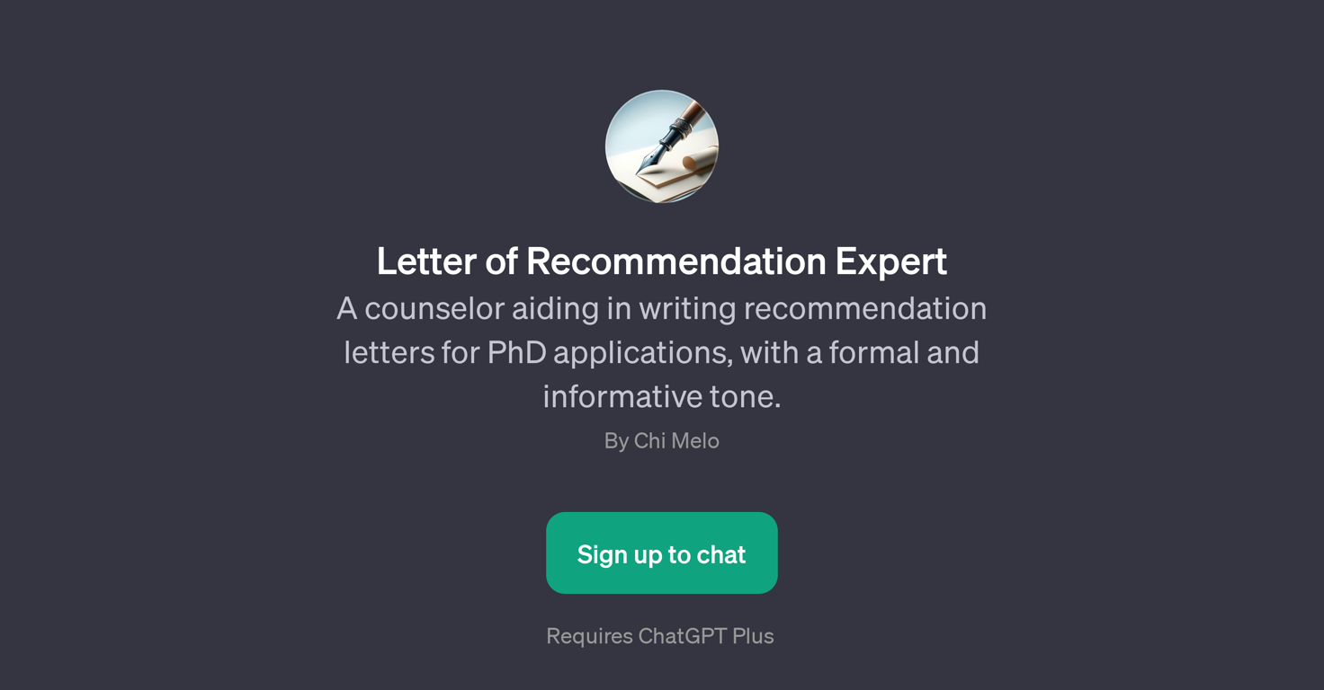 Letter of Recommendation Expert website