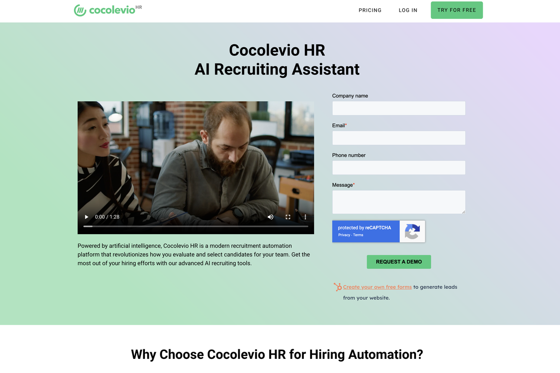 Cocolevio HR AI Recruiting Software And 98 Other AI Alternatives 