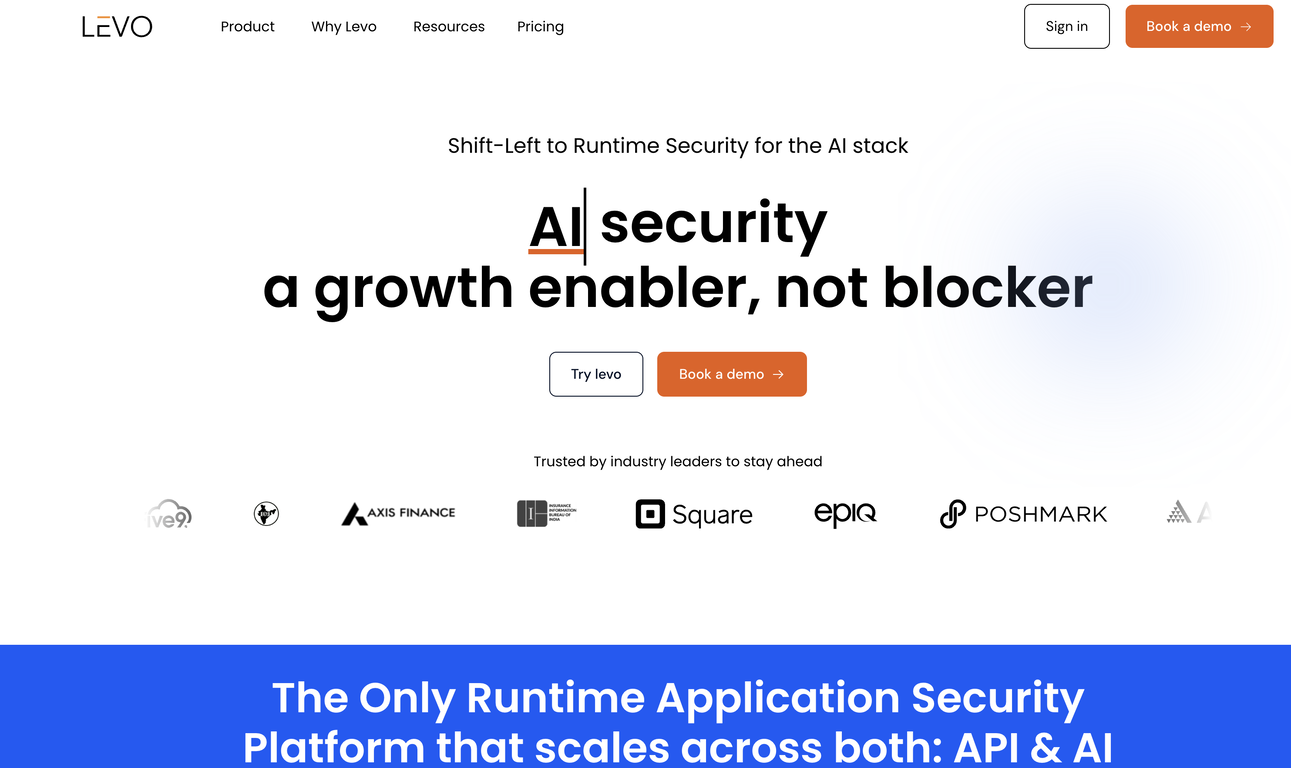 Levo.ai website