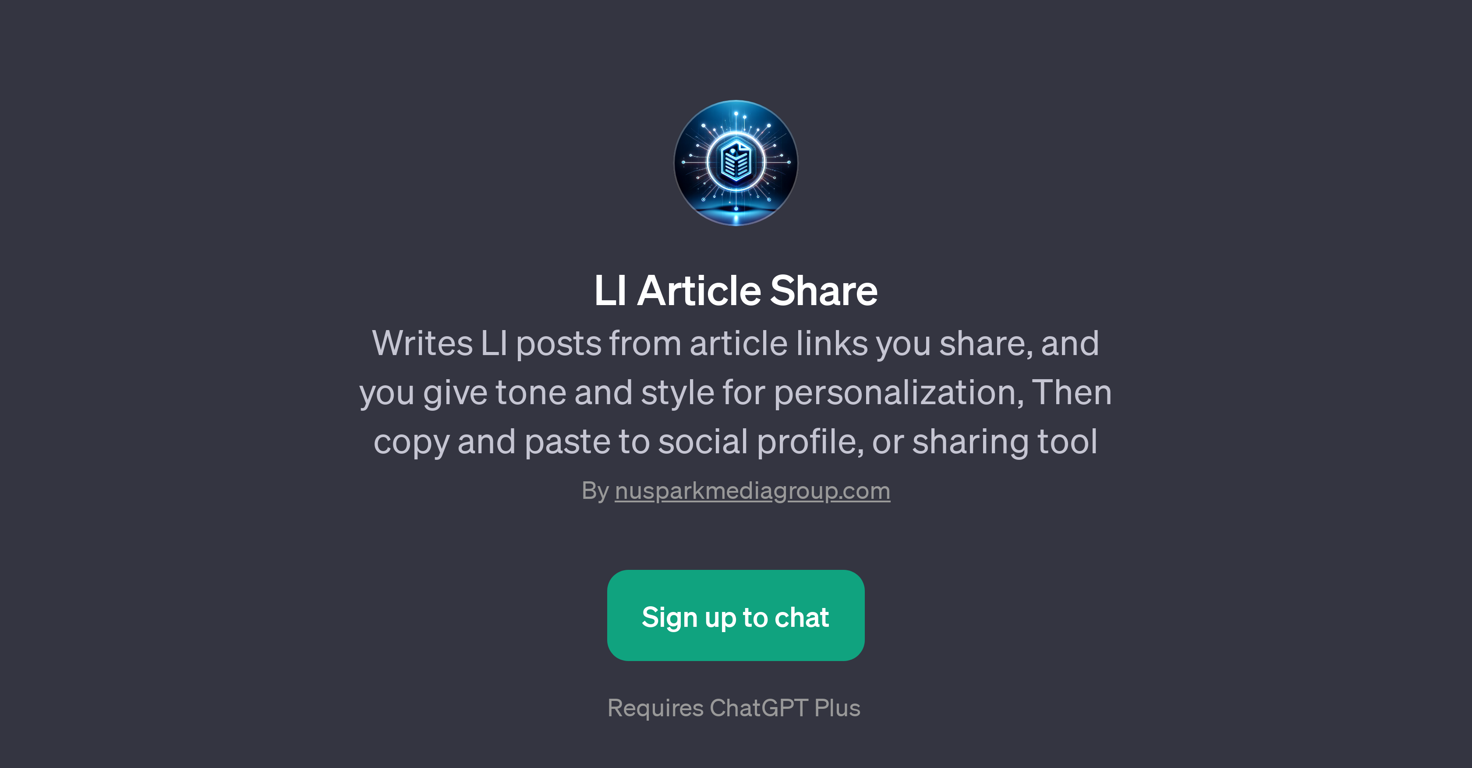 LI Article Share website