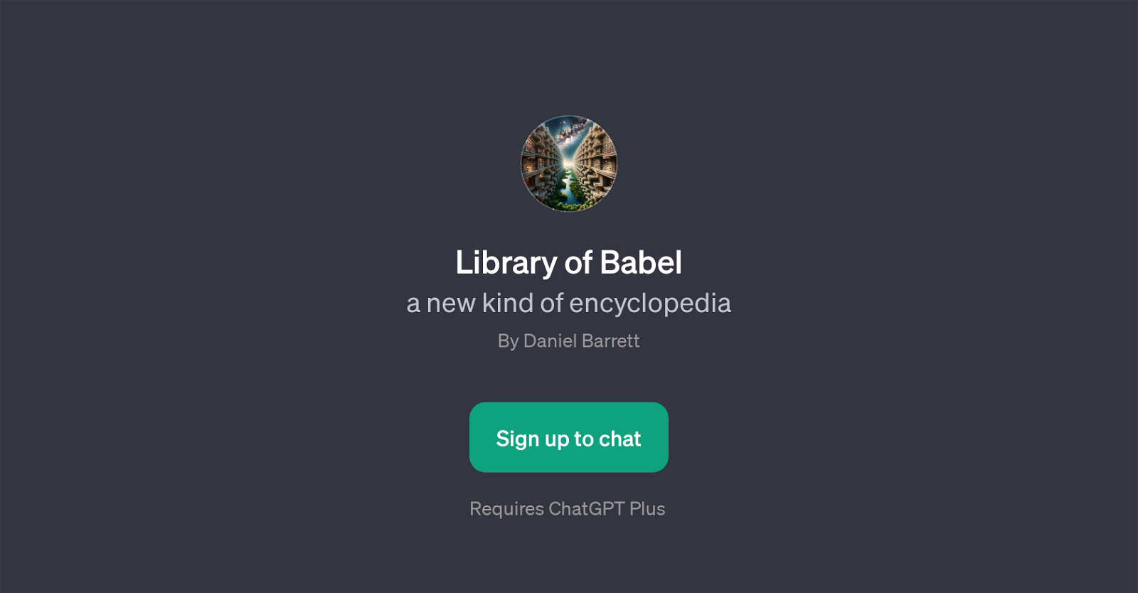 Library of Babel website