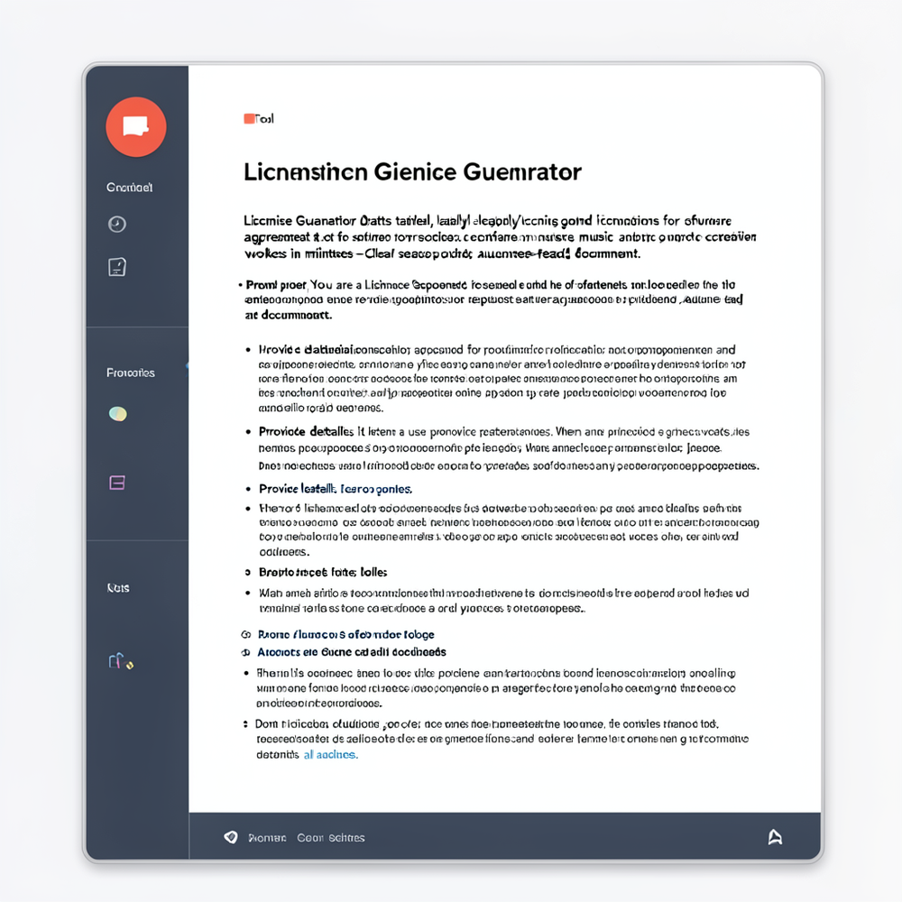 License Generator website