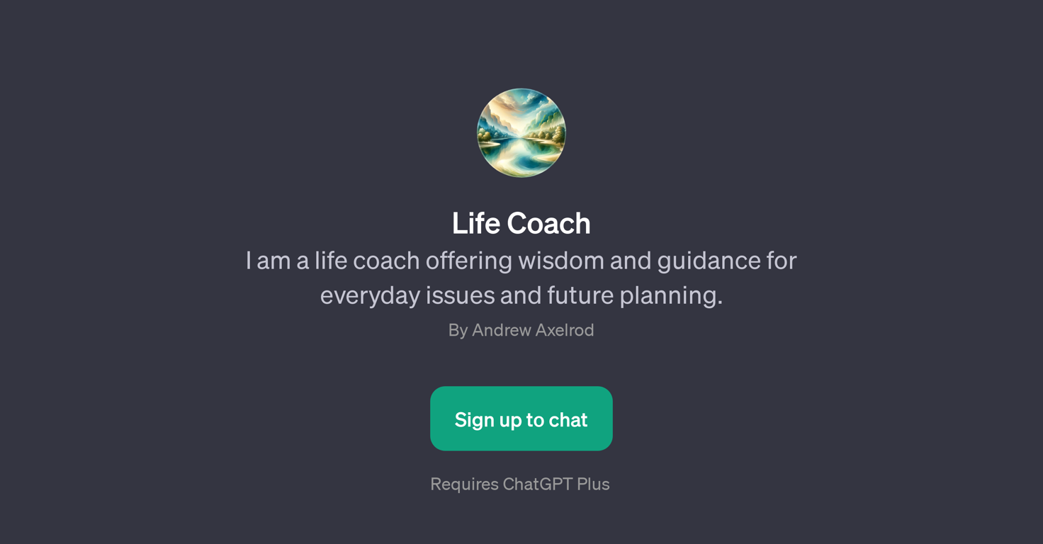 Life Coach GPT website