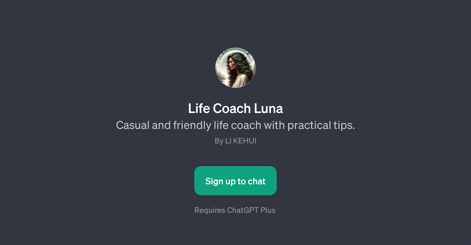 Life Coach Luna website