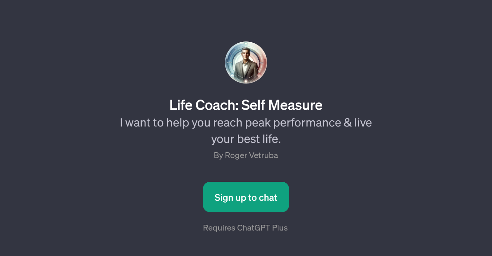 Life Coach: Self Measure website