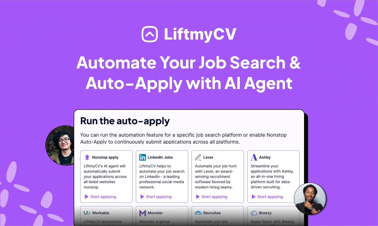 LiftmyCV website