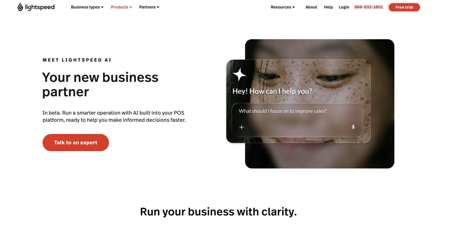 Lightspeed AI website