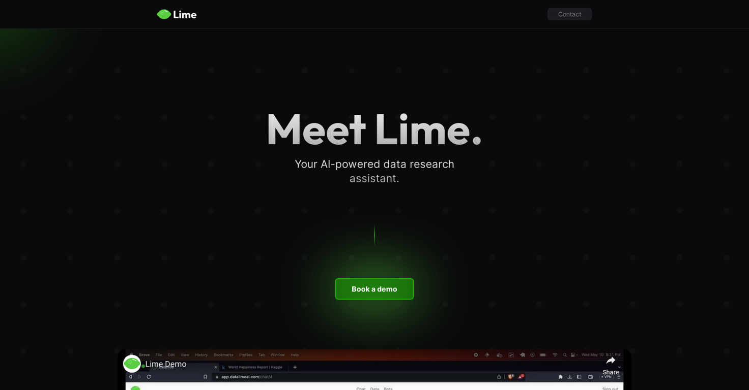 Lime AI website