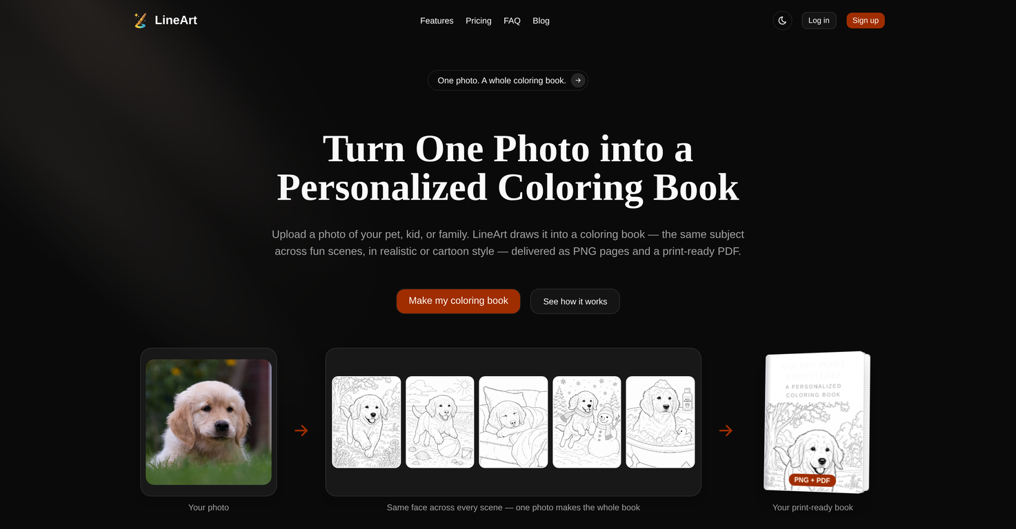 LineArt website