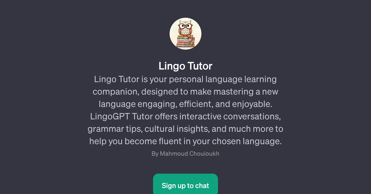 Lingo Tutor website