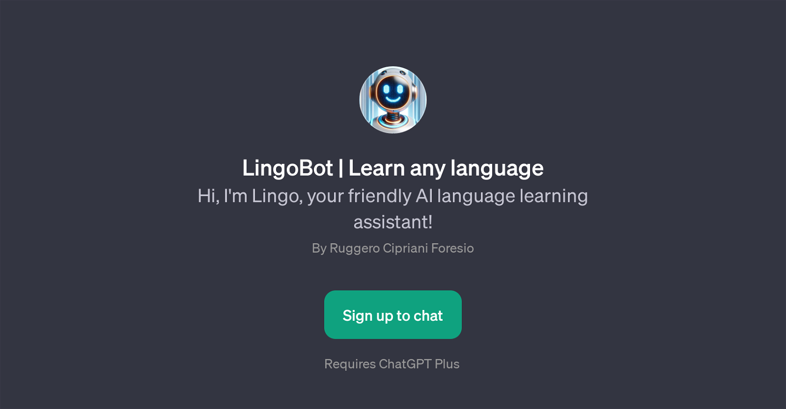 LingoBot website