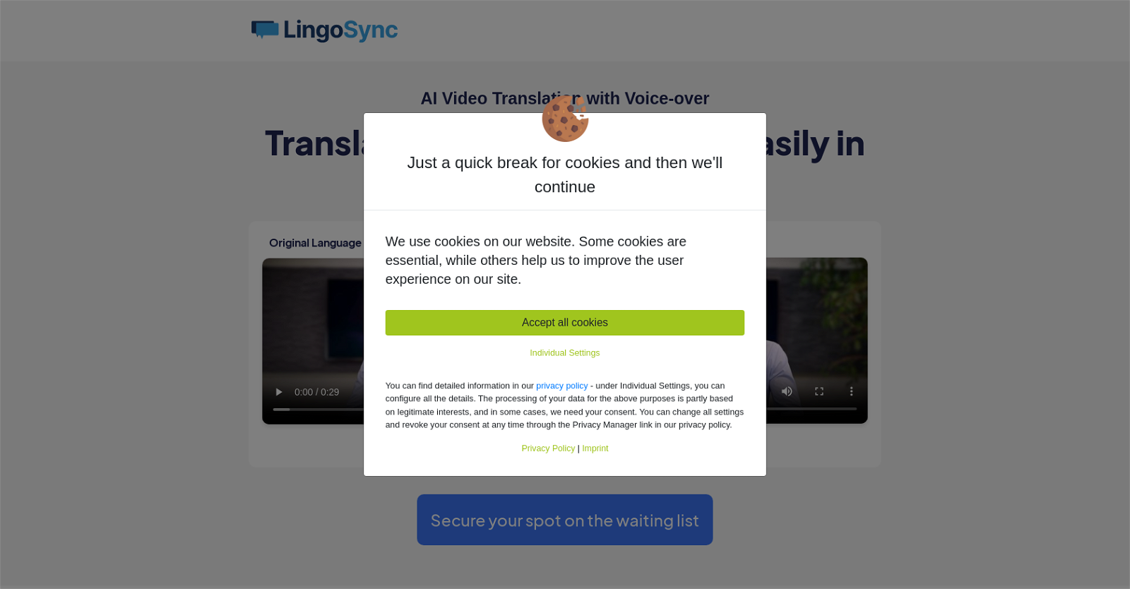 Lingosync website