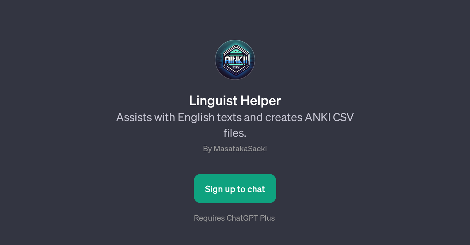 Linguist Helper website