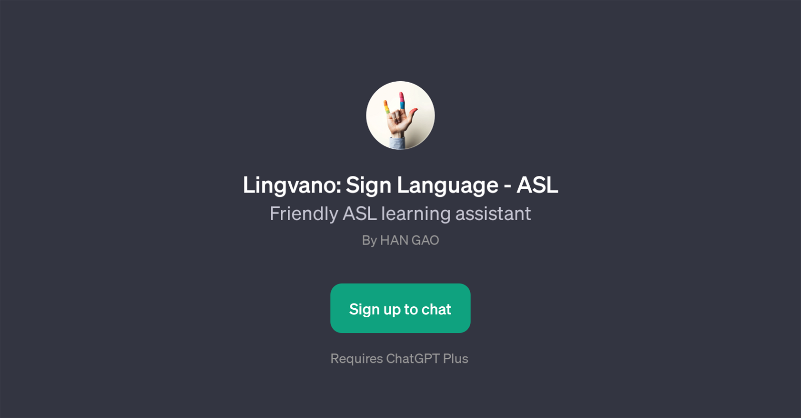 Lingvano: Sign Language - ASL website
