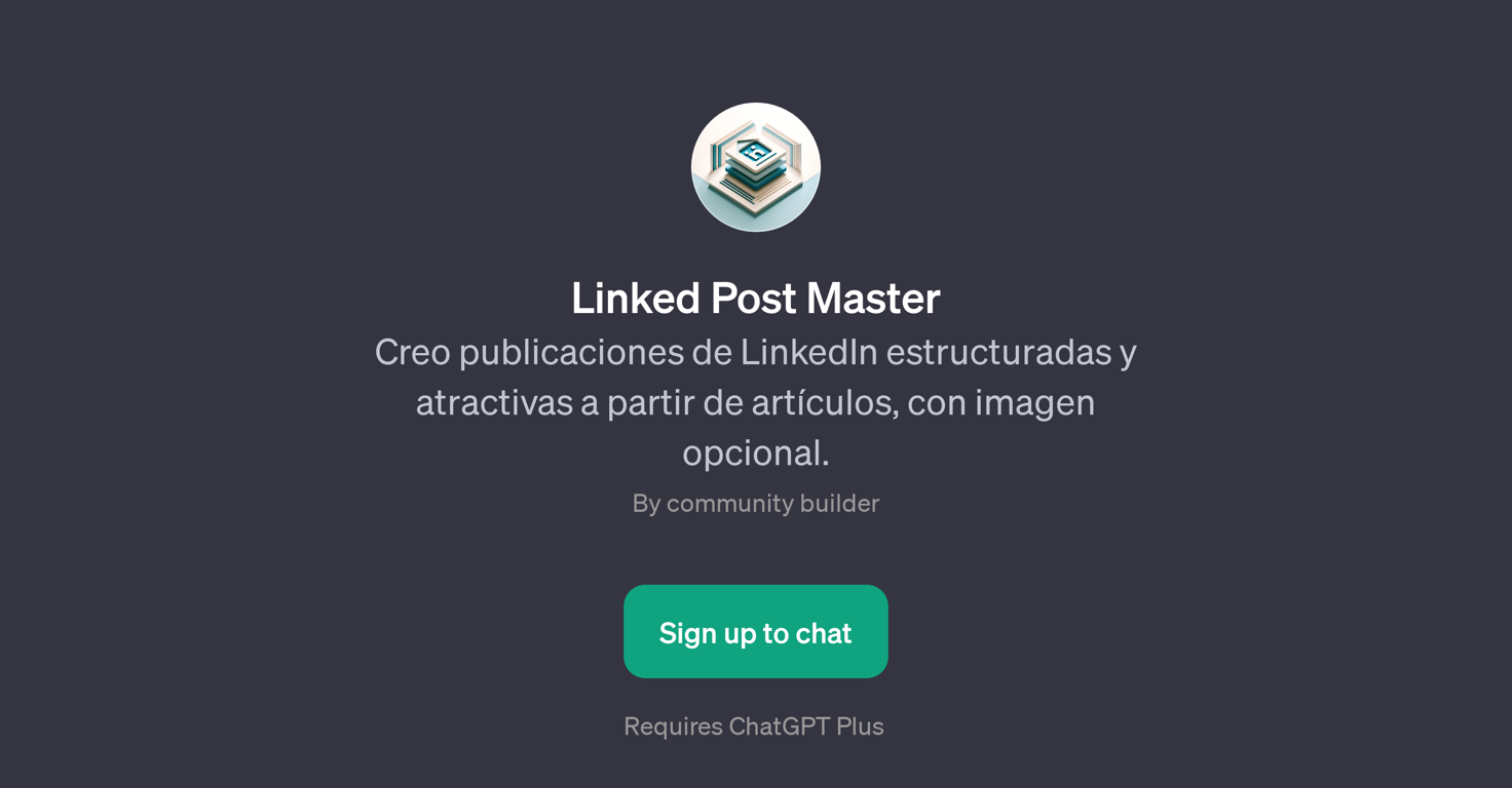 Linked Post Master website