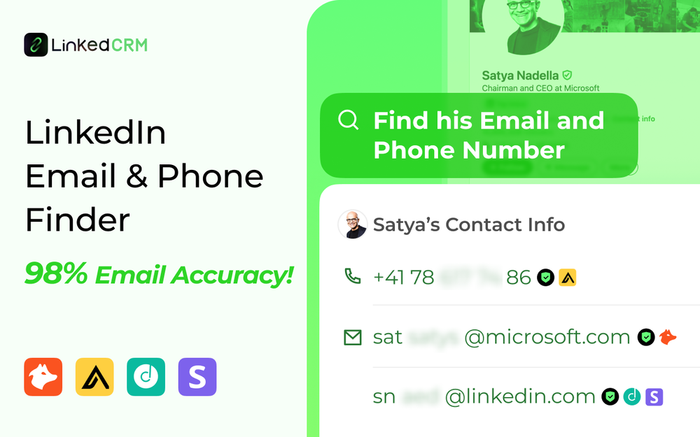 LinkedCRM AI (DeepSeek Inside) website