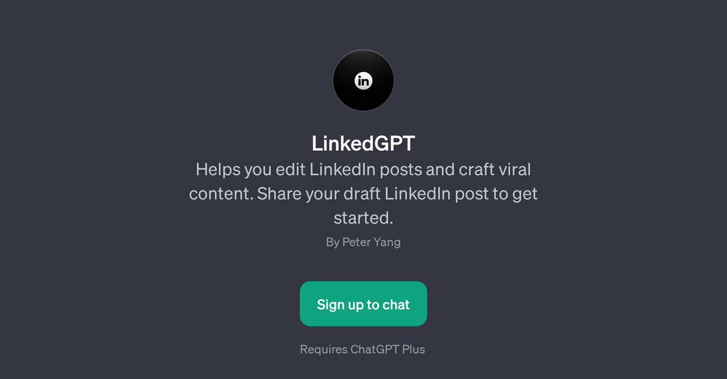 LinkedGPT website