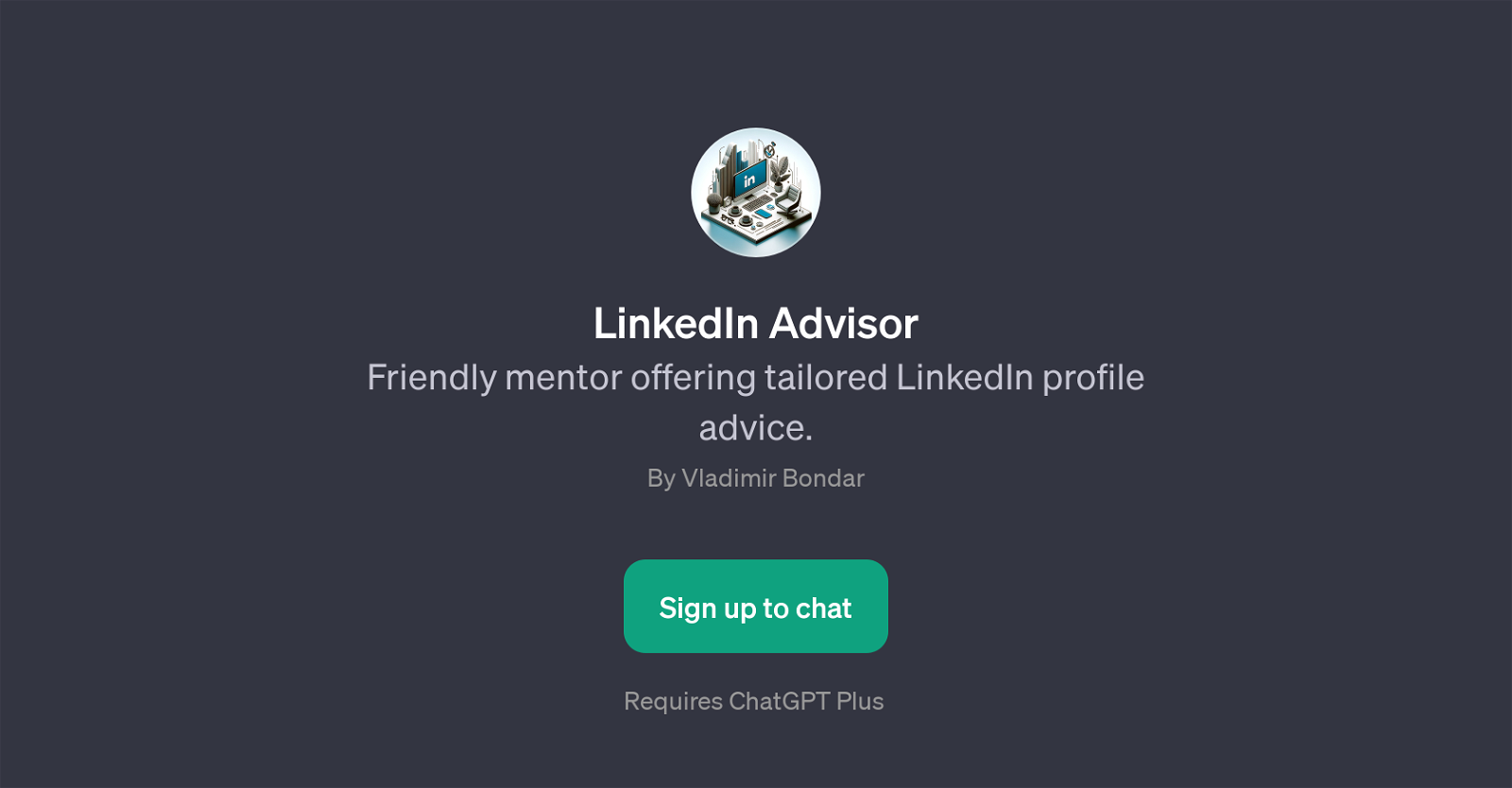 LinkedIn Advisor website