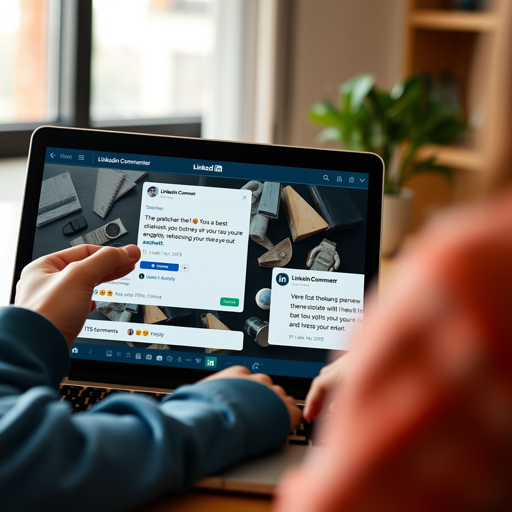 LinkedIn Commenter website