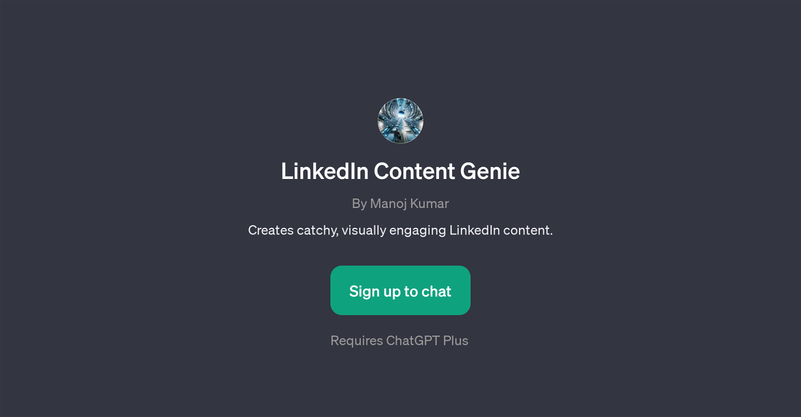 LinkedIn Content Genie website