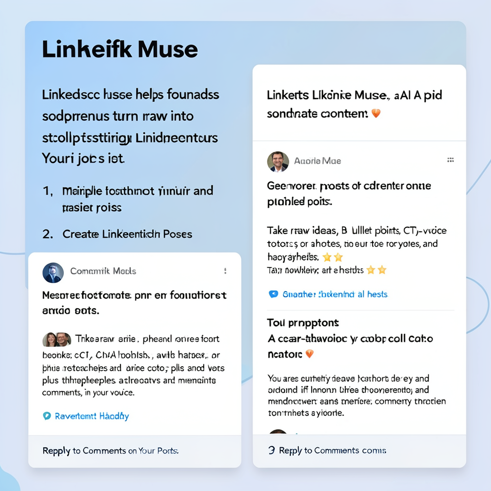 LinkedIn Muse website