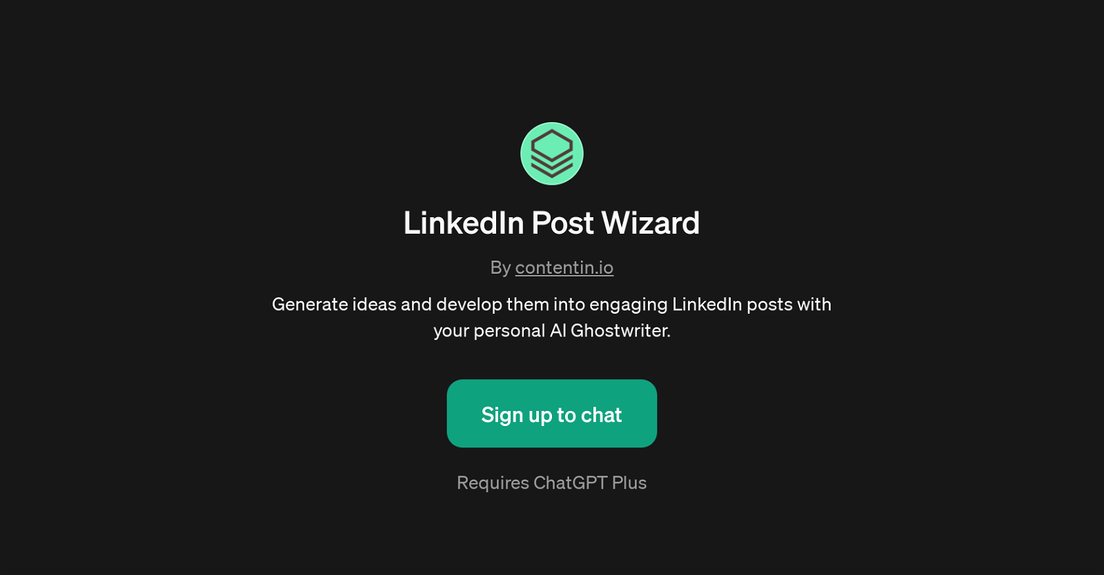 LinkedIn Post Wizard website