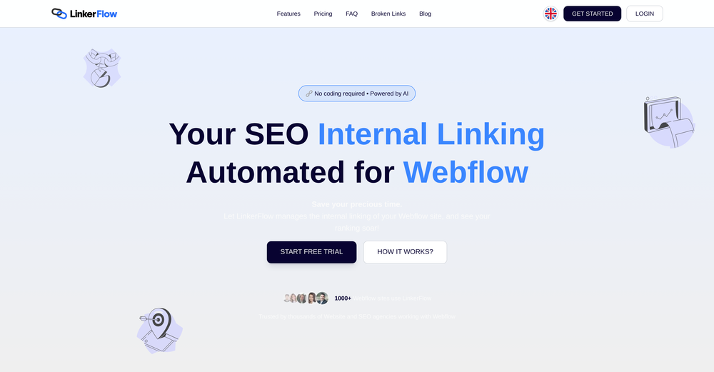 LinkerFlow website