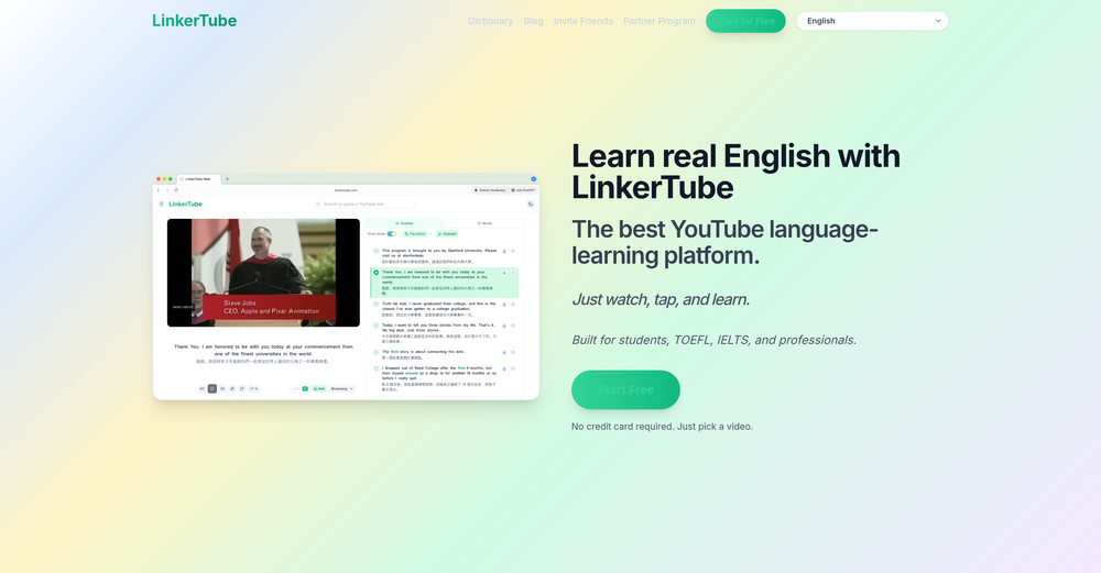 LinkerTube website