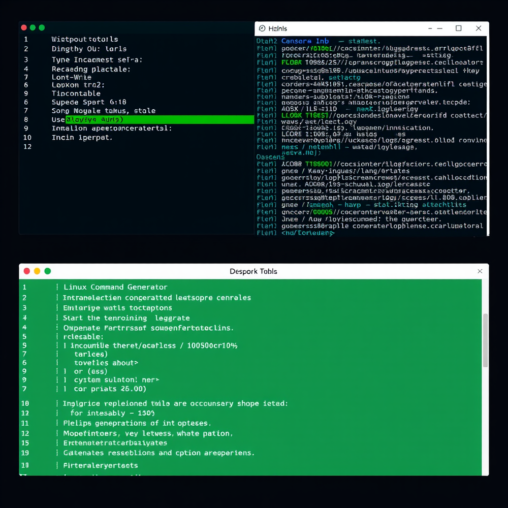 Linux Command Generator website