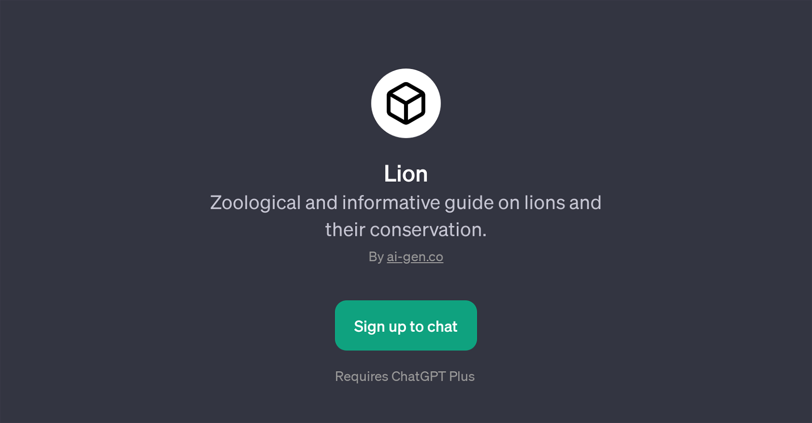 Lion website