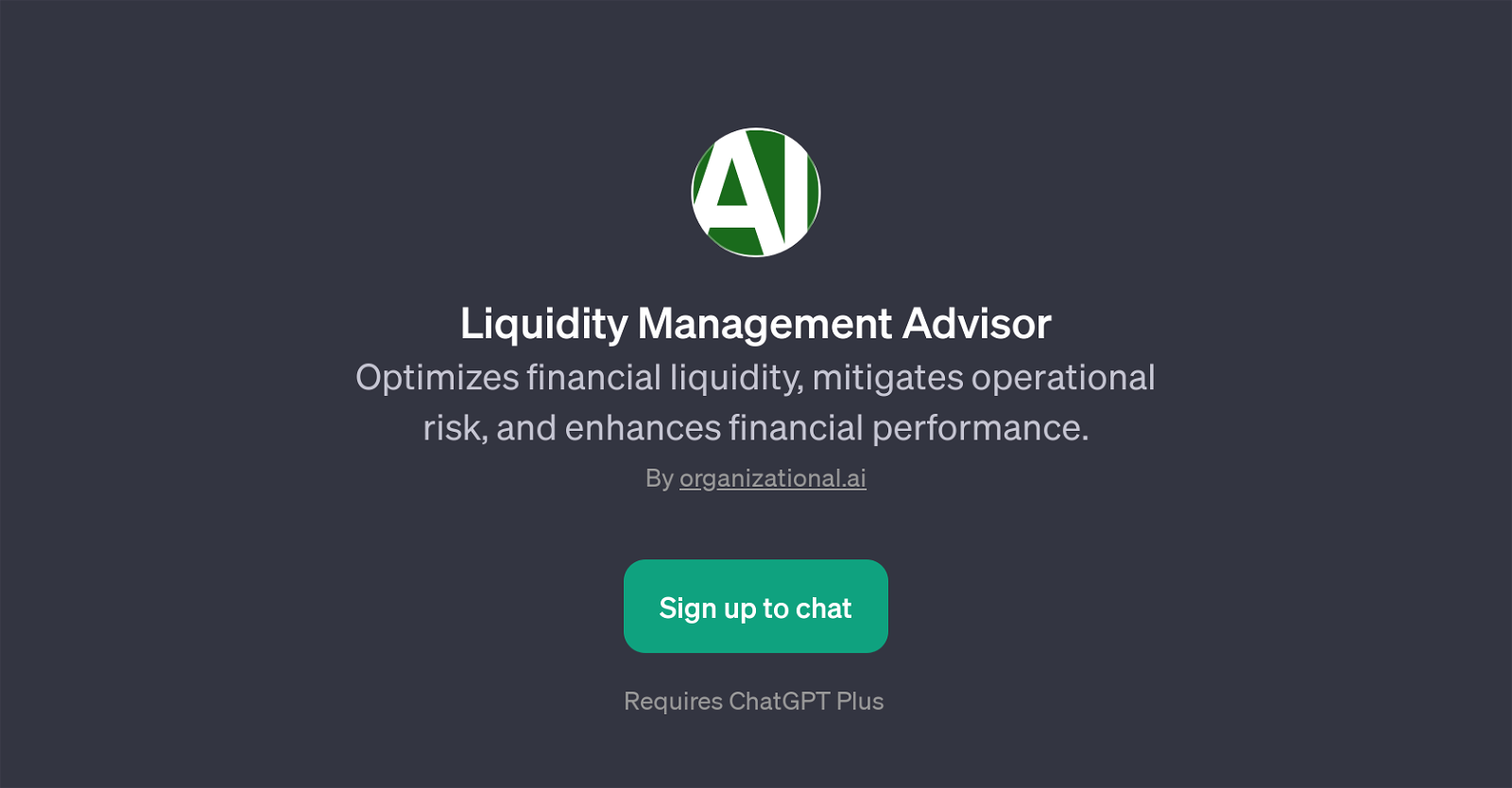 Liquidity Management Advisor website