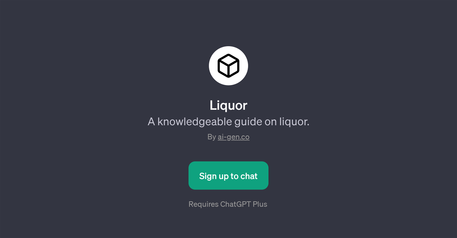 Liquor website