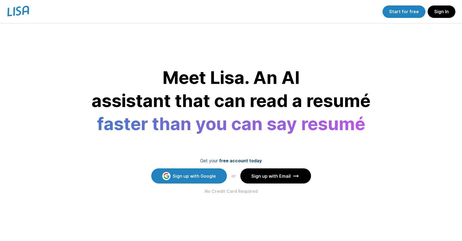 Lisa website