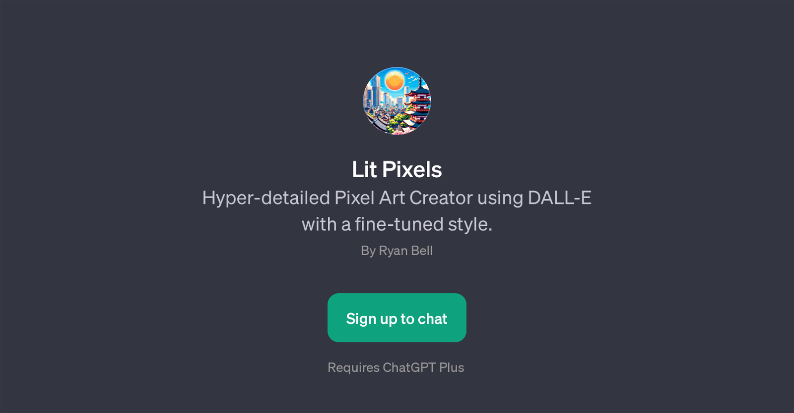 Lit Pixels website