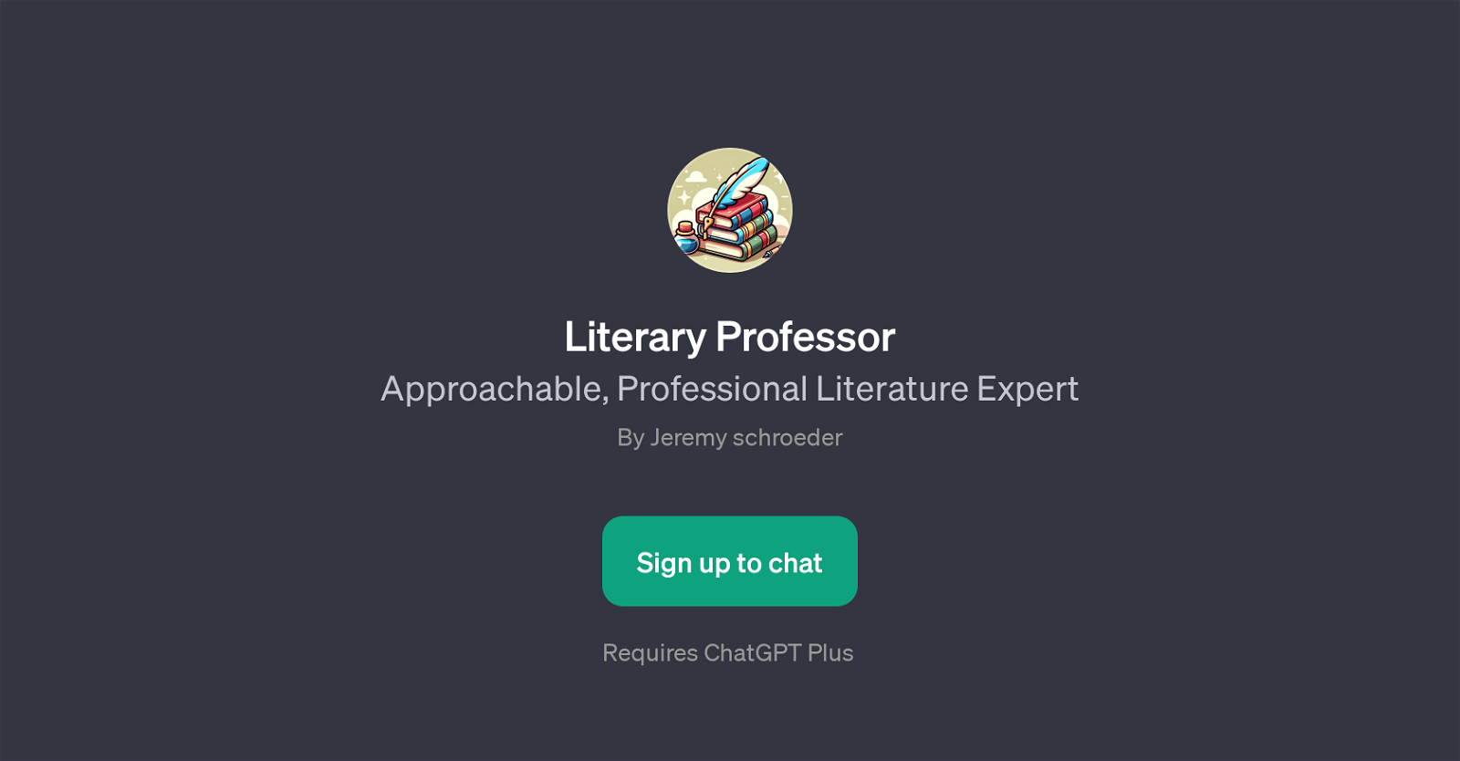 Literary Professor website