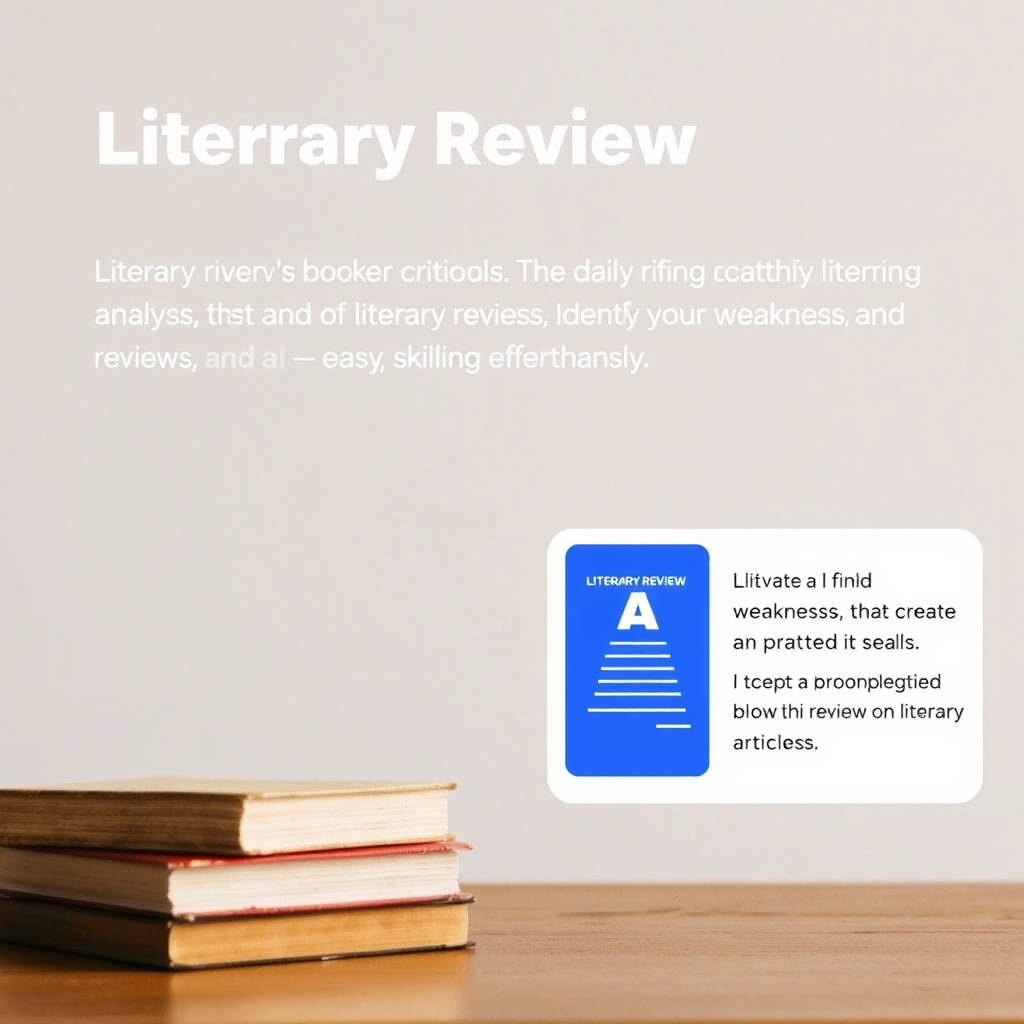 Literary review - Free AI Tool | TAAFT
