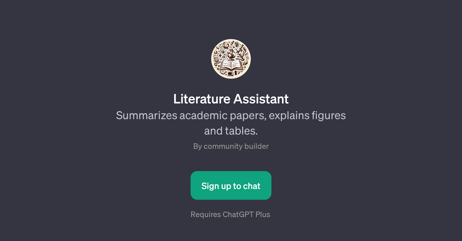 Literature Assistant website